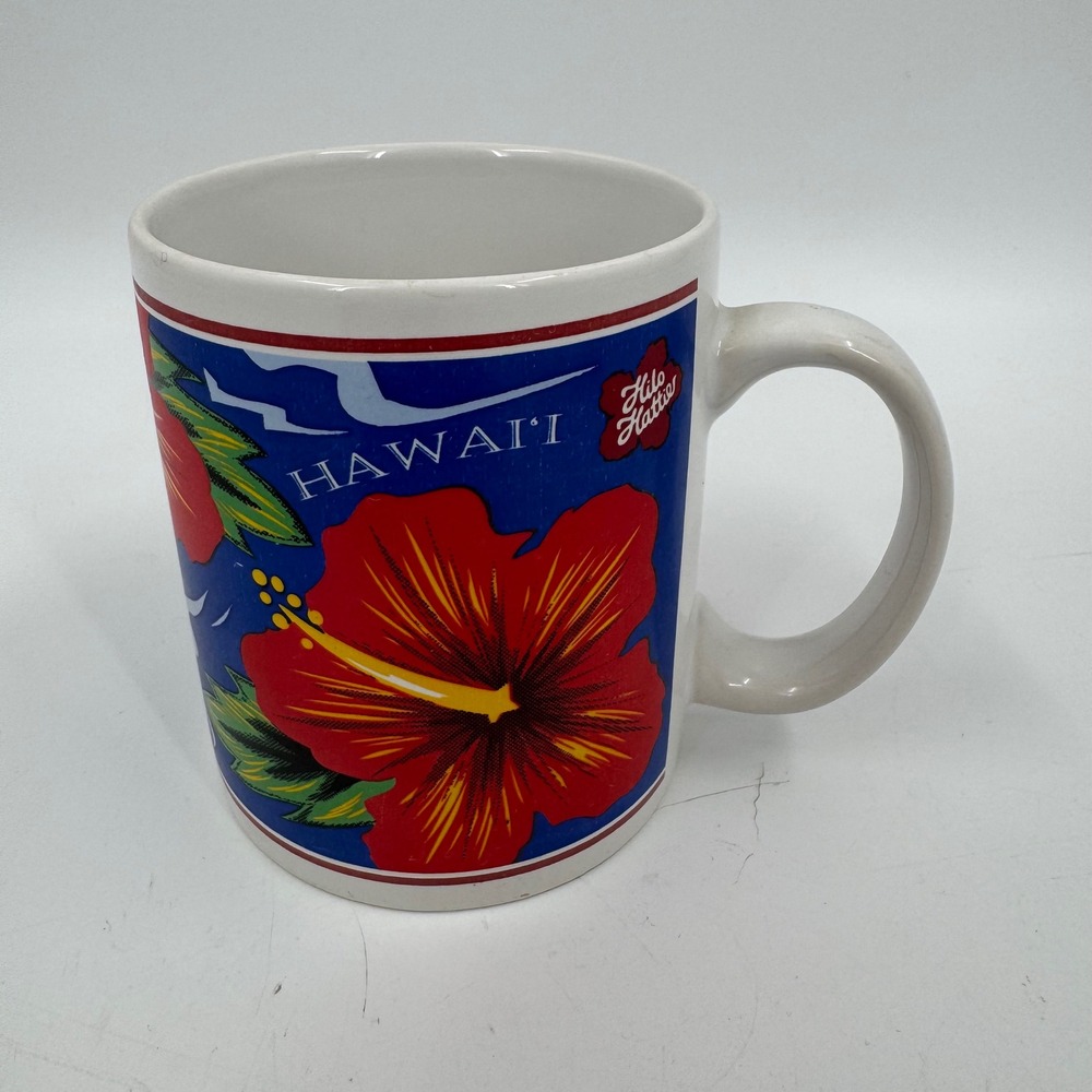 Hilo Hattie Hawaii Hibiscus Mug 1997 Island Heritage Collectible Coffee‎ Tea Cup